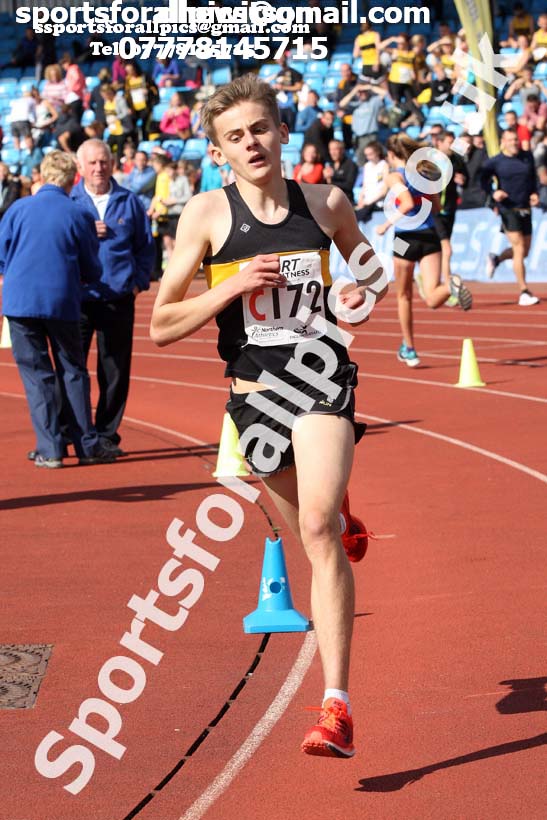 Mens under-17s  Northern 3 Stage Road Relay, SportsCity, Manchester. Photo: David T. Hewitson/Sports for All Pics